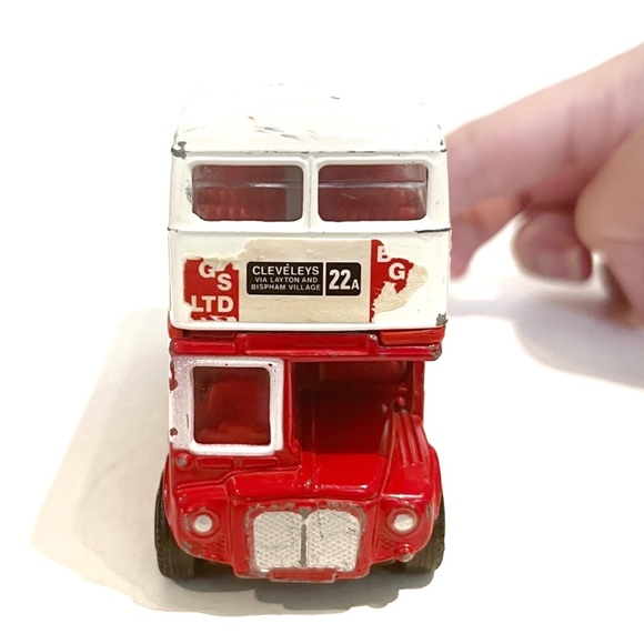 Vintage Corgi 1984 Blackpool Tramway Centenary Red Double Decker Bus Britain UK - Picture 3 of 8